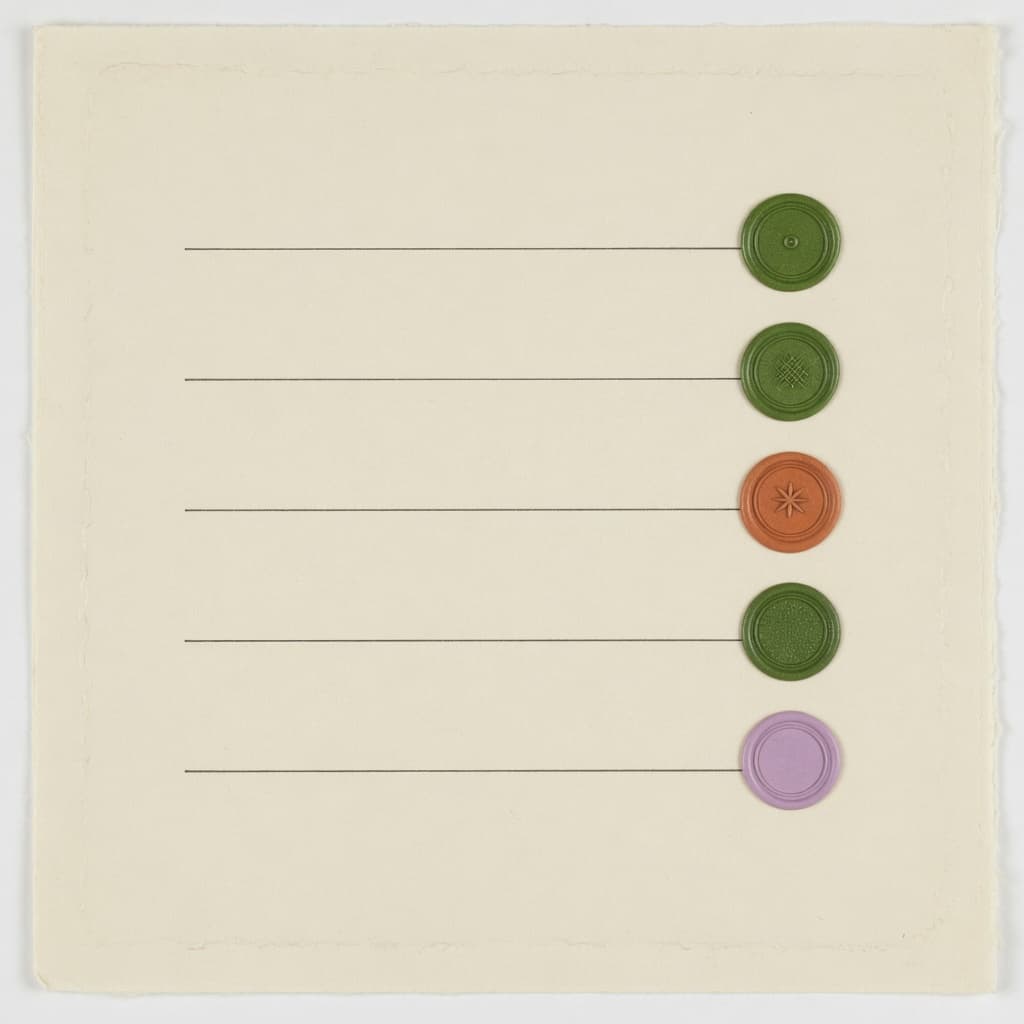 Diagrama en papel del Motor de recetas: líneas de registro con sellos, sin cifras